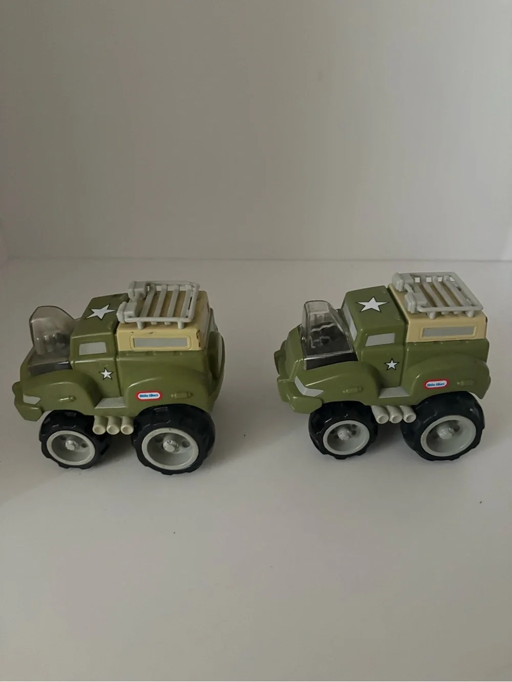 Little Tikes 1990’s Green Utility Toy Truck Vehicle Set of 2